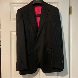 Christian Lacroix men’s black suit jacket 46